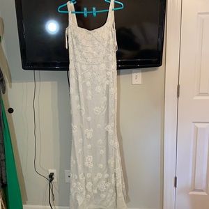 White gown size 2